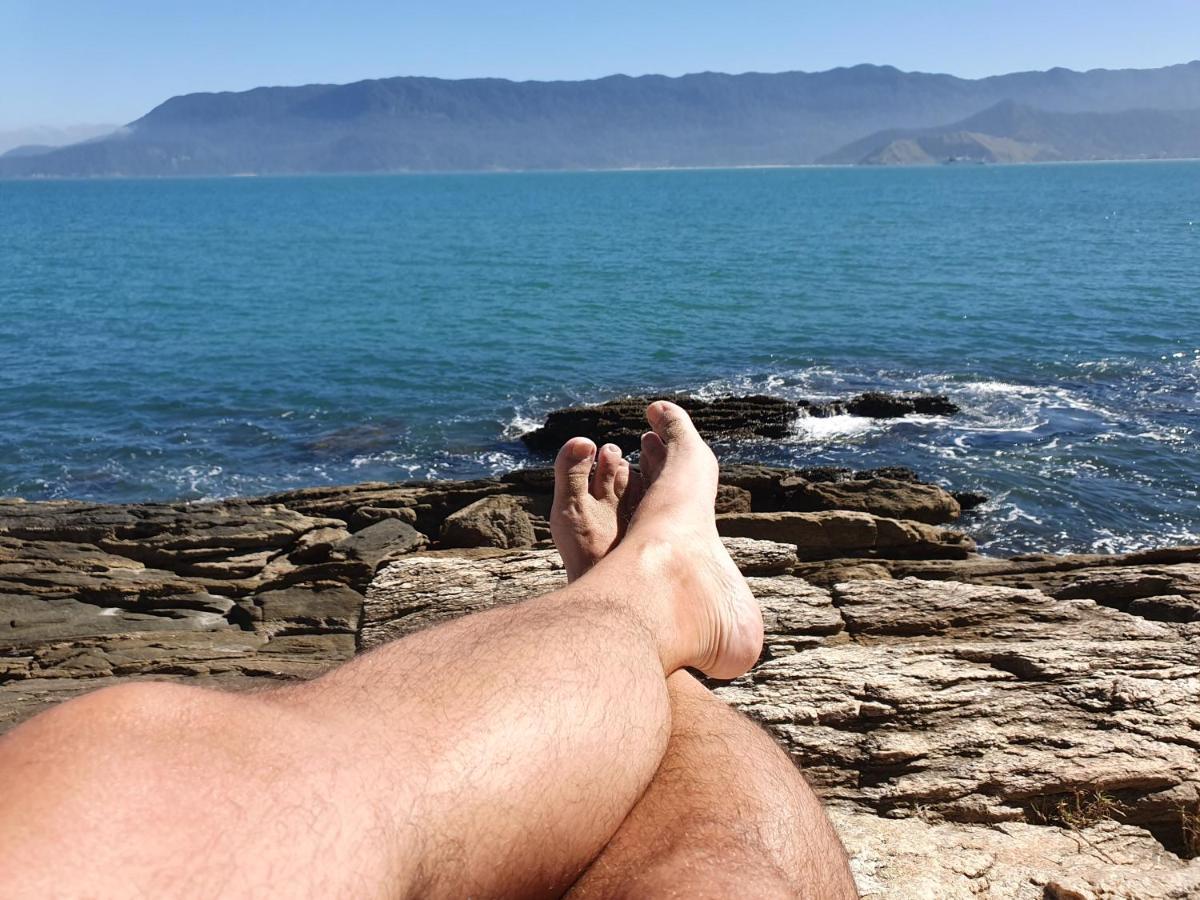 Bangalo Com Vista Para O Mar No Condominio Yacamim Ilhabela Praia Do Curral المظهر الخارجي الصورة